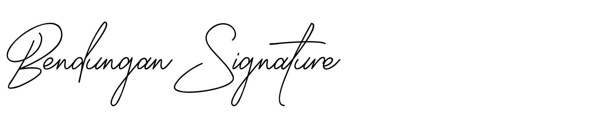 Bendungan Signature image